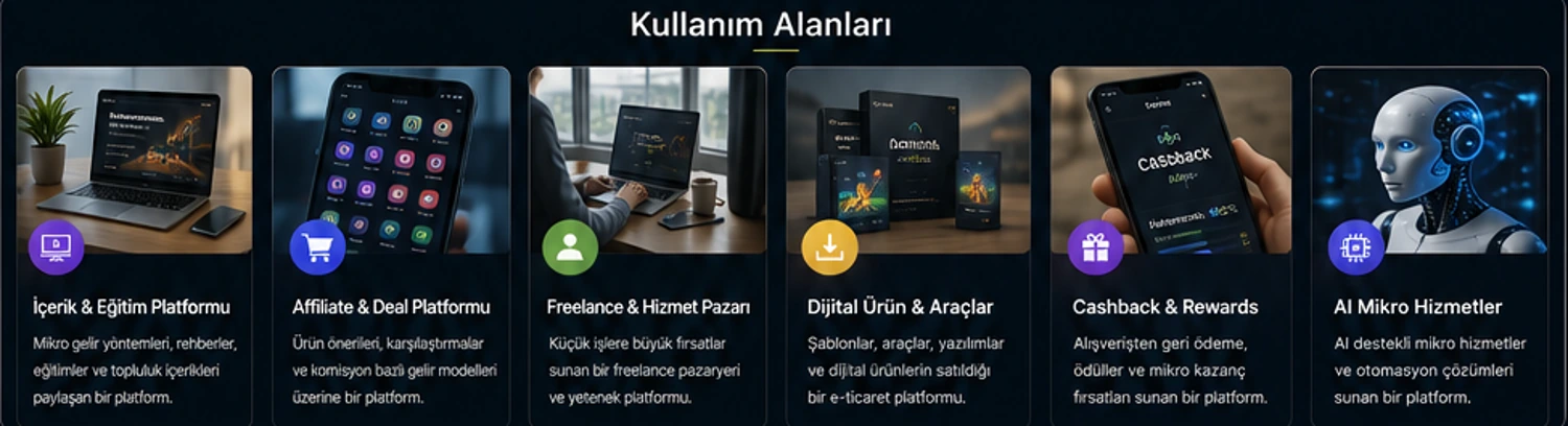 Digital income, affiliate, freelance, rewards and AI service concepts